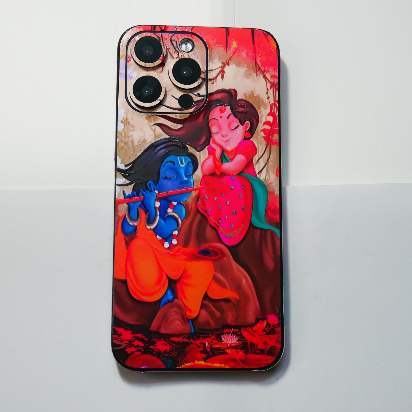 ENGRAVED RADHA KRISHNA ART SKIN