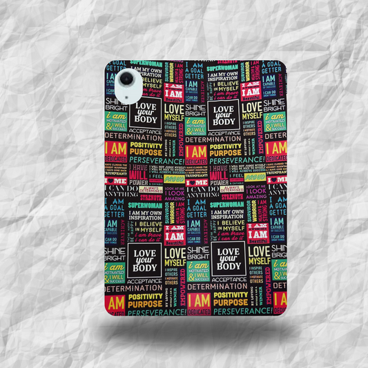 POSITIVITY EMBOSSED TAB SKIN