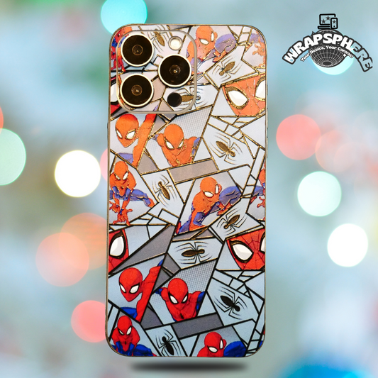 SPECTACULAR SPIDEY EMBOSSED SKIN
